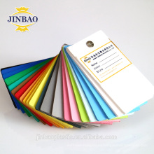 Jinbao pvc white forex hoja pvc espuma zócalo 3 mm 12 mm 15 mm